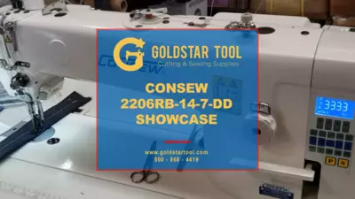 Product Showcase - Consew 2206RB-14-7-DD - Goldstartool.com 
